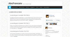 Desktop Screenshot of abcfrancais.com