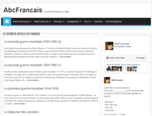Tablet Screenshot of abcfrancais.com